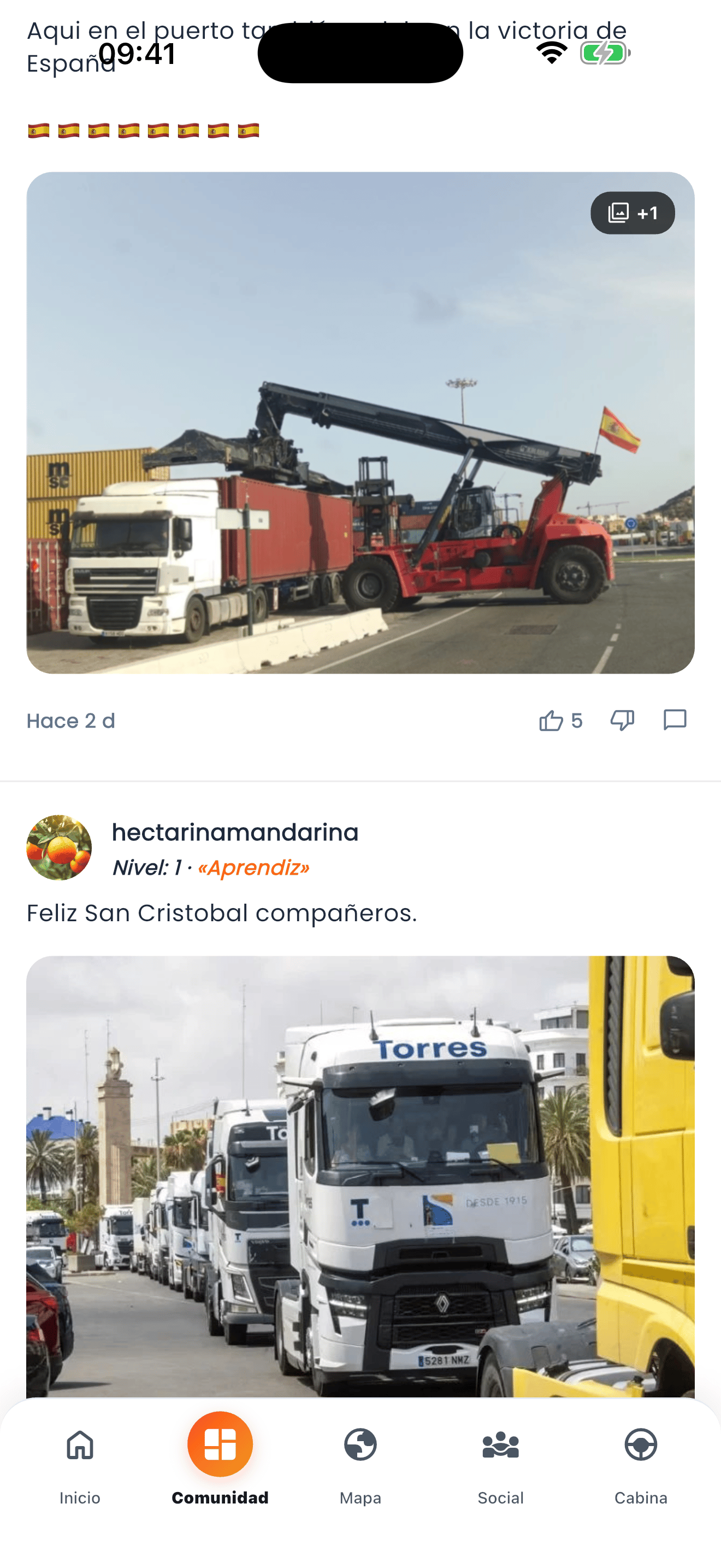 Comunidad de chóferes en Truckio